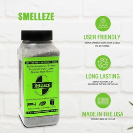 SMELLEZE Natural Nursing Home Smell Remover: 50 lb. Granules Remove Elderly Odor