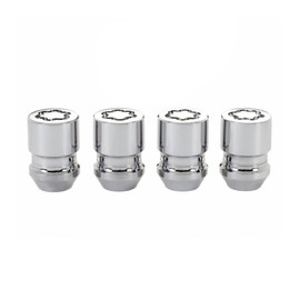 McGard Wheel Lock Nut Set For Infiniti Q50 / QX50 / QX60 2014-2020 | 4 Pack | Cone Seat | M12 x 1.25 | 19mm & 21mm Dual Hex | 1.28 in. Length | Chrome