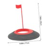 SUPVOX 1set Thickened Golf Putting Cup Flag Portable TPU Practice