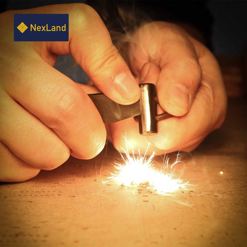 NexLand FNL-CS4015 Ceramic Striker Fire Starter Necklace Ferro Rod Toggle