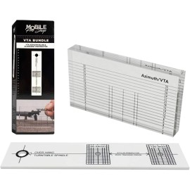 Mobile Pro Shop Turntable Azimuth Cartridge VTA Ruler Set with Stylus Alignment Protractor Tool