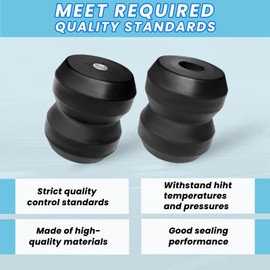 FLOVENTIS 2Pcs Rubber Cushion Suspension Kit for 2009-2014 Ford F-150 4WD Pickup Trucks OEM Replace FR1504D Car Rear Rubber Helper Springs Kit (7X1261)