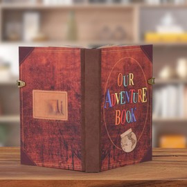 Our Adventure Scrapbook Hardcover Book – 144 Pages, 5.1 x 7 Inches. Premium Embossed Cover Photo Book. Preserve Memories from Travels, Anniversaries, Weddings, Baby Milestones. (Our Adventure)