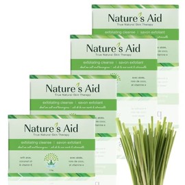 Bar Soap Multi-Pack of 4 - Charcoal & Sweet Orange (Dead Sea Salt & Lemongrass)