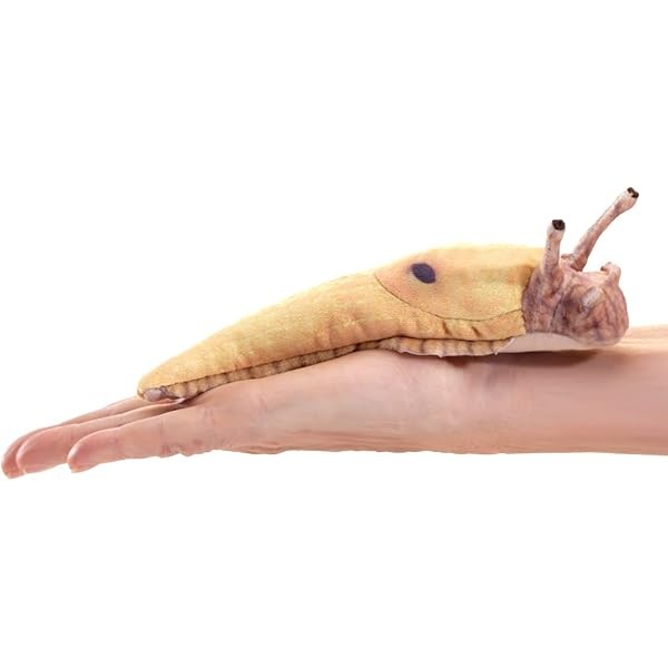 Folkmanis Mini Banana Slug Finger Puppet