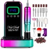 Cordless Nail Drill 45000 RPM, Rechargeable Electric Nail File Kit