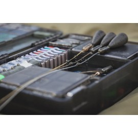 Korda Dark Matter Heli Safe Leader 30lb Gravel 1m - Tungsten-Infused Carp Fishing Leader, Abrasion Resistant, Heli & Chod Rig Compatible, for Stealth Fishing on Gravel Beds