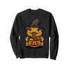 Spooky Bearded Dragon Pumpkin Japanese Ramen Noodles Sweatshirt