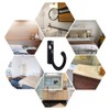 Yinquetinup 25 Pcs Wall Mounted Single Hook with 25 Screws