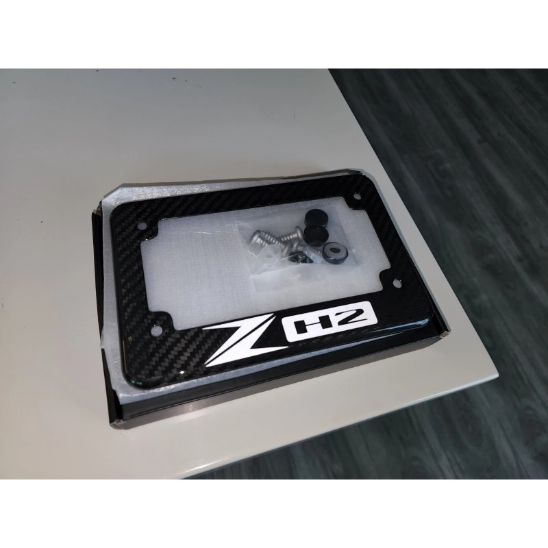 ProTech Kawasaki Z H2 MOTORCYCLE License Plate Frame Carbon Fiber