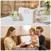 Korpai Gift Boxes 5 Pack 10.6x7.8x3.1 White Bridesmaid Proposal Box,