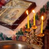 20 Minute Pure Beeswax Candles, Drip-Free Meditation Candles, Mini Taper