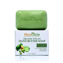 Shea Olein Organic Tuscan Olive Butter Soap, 6-pack
