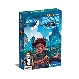 Clementoni 59268 Escape Game - Adventure in Paris, Exciting Board Game for Thinking & Puzzling, Family Game with Note Cards & Props, from 8 Years
