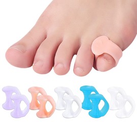 Zehentrenner, 5 Paar Silikon Zehenspreizer, Zehentrenner Silikon, Zehenspreizer Kleiner Zeh, Zehenspreizer Silikon, Toe Spreader