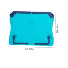 TOYANDONA Desktop Foldable Reading Rack Compact and Music Book Holder Multi-functional Design for Home Office Classroom and Library Use