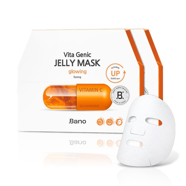Bano Vita Genic Jelly Face Glowing Mask 10EA – Hydrating