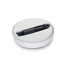 Ganter Normelemente Disc handwheels with rotating handle - GN 923.3-100-B12-R-SR | aluminium | silver textured matt | 1 piece