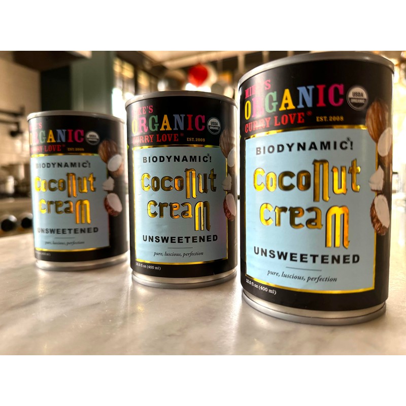 Biodynamic & Organic Unsweetened Coconut Cream | Case of 6