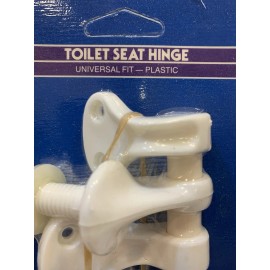 Plumb Shop  Toilet Seat Hinge White Plastic Universal Fit PS 2070 Brand New