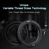 H&Y Step-Up Rings Adapter Variable Step Up Ring Lens Filter