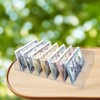 Large Money Box for Cash, Acrylic Cash Organizer with 8
