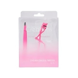 Beauty Creations Enchinador de Pestañas y Pinzas Rosa | Set de 2 piezas, Color rosa vibrante, Herramientas de maquillaje, Diseño compacto, Uso profesi