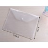 12pcs File Envelopes Clear White Document Poly Envelope Folders Plastic