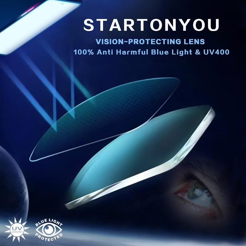 STARTONYOU Reading Glasses 3 Pack Anti-Blue Light Readers for Men
