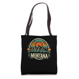 Montana Mountain Outdoor Adventure Camping Hiking Camper Tote Bag