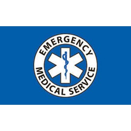 Ems 3X5 Feet Flag Emergency Medical Service Flag