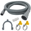 AcbbMNS 6.56 Feet (2M) Washing Machine Drain Hose Extension Kit,