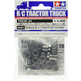 TAMIYA 56561 1:14 Kit 8x4 (36) -Ball Bearing Set Truck Making, Model Building, Multicoloured