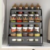 Ceetug 3 Tier Foldable Spice Rack for Countertop Iron Kitchen