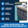 Pool Patch Gray Pool Tile Adhesive Thinset Repair Kit 3