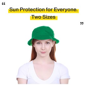 KBETHOS Women's Bucket Hat, Kelly Green, Large-X-Large