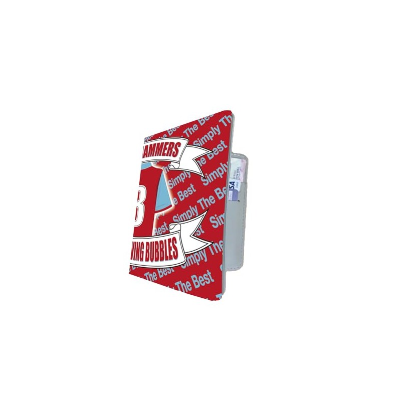 West H Utd Football Shirt Travel Passport Holder Wallet Team
