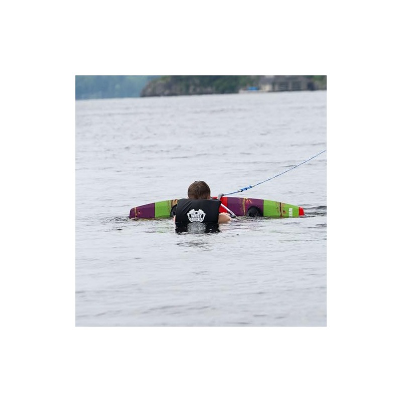 White Knuckle Wakeboard Rope, 75ft, 3-5 Section Poly-E Mainline, 15"