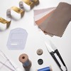 Heran 30PCS Floss Drops Acrylic Embroidery Floss Bobbins, Clear Thread