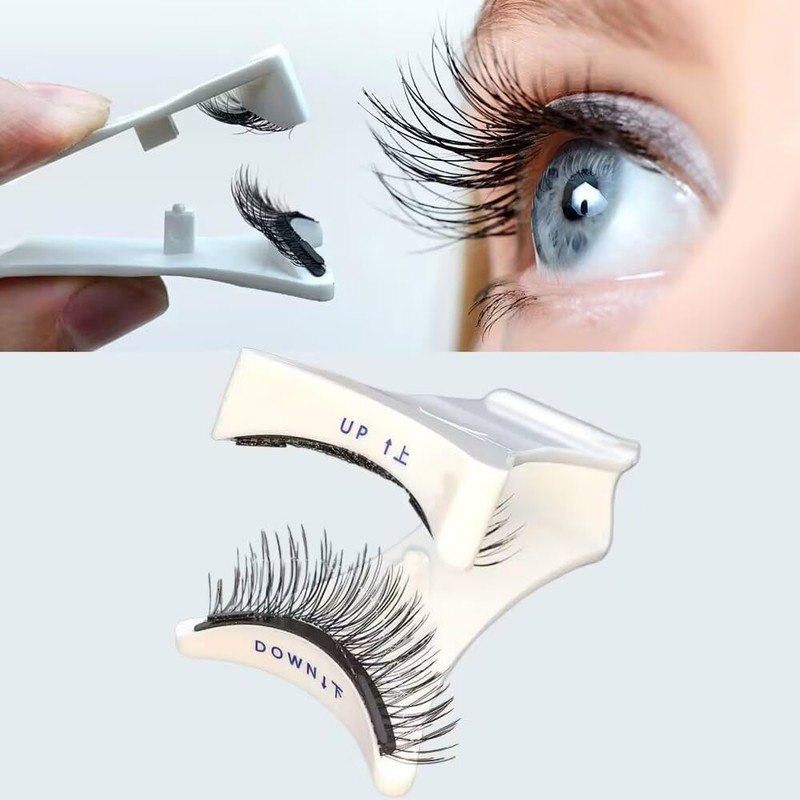 White False Eyelashes Clip 5g Portable Magnetic Eyelash Applicator,Easy to
