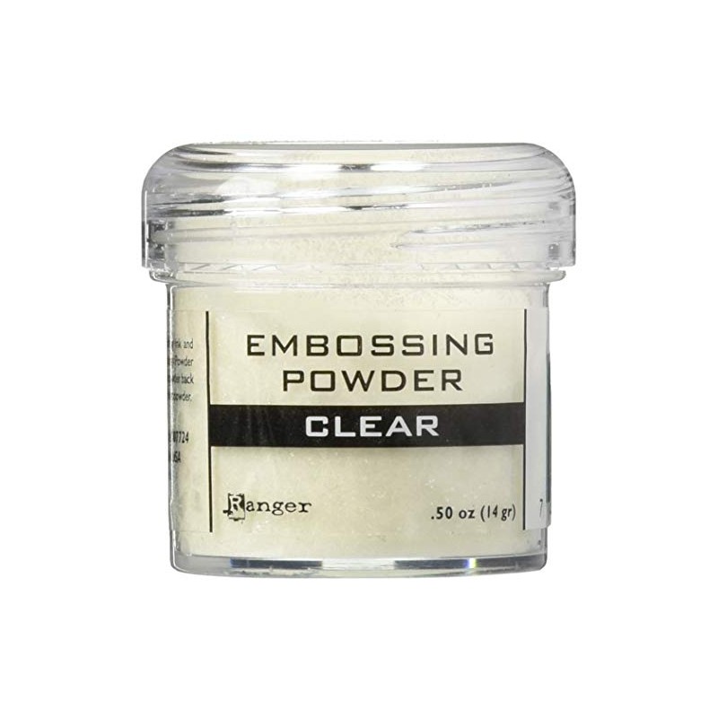 Ranger Embossing Powder, .50 Ounce Jar, Clear