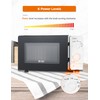 Commercial Chef 0.6 Cu. Ft. Countertop Microwave Oven, Mechanical Dial