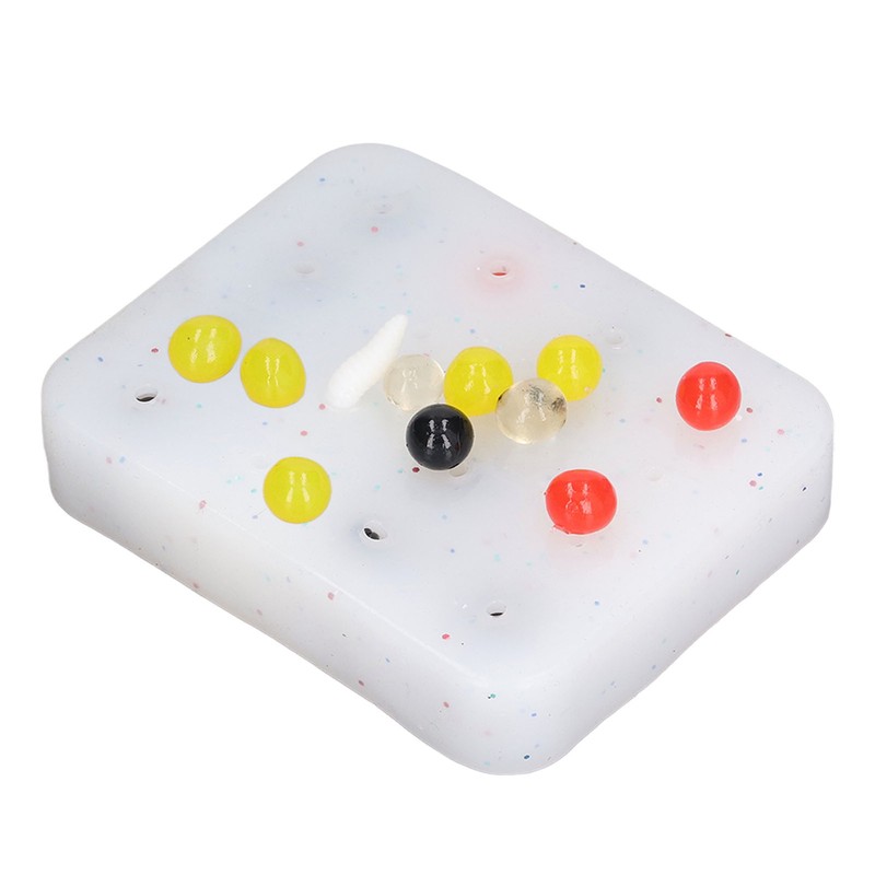 Pimple Popping Toy White Intersting Stress Relief Reusable Squeeze Acne