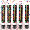 XPJBKC Biodegradable Confetti Cannons Large, Set of 5 Party Poppers