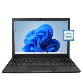 ZHAOHUIXIN Portable Mini Education Laptop Computer with in tel Celeron N4020 CPU 8GB RAM 128GB SSD HD IPS Screen, Laptop Computer for Learning, Office Work (Black, 8GB+128GB)