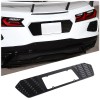 MXtech-23 Aluminum Black Alloy Rear License Plate Frame Trim Fit