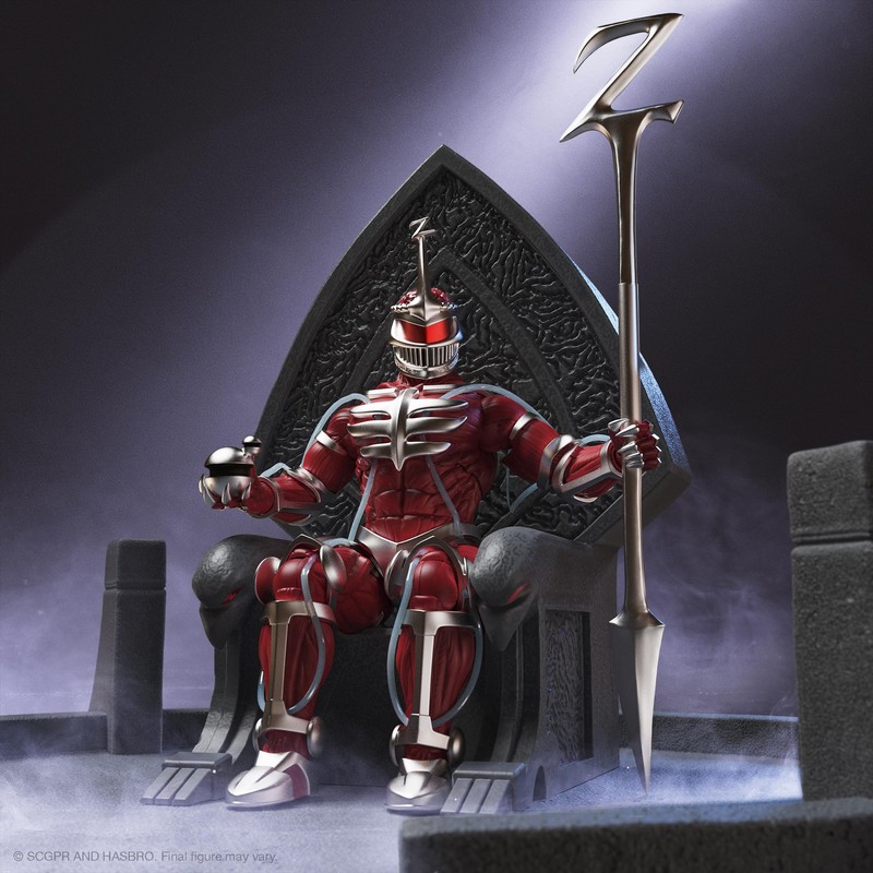 SUPER7 Mighty Morphin Power Rangers Statuette Ultimates Lord Zedd's Throne