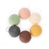 6 Color Water Drop 100% Konjac Wash Face Flutter Natural