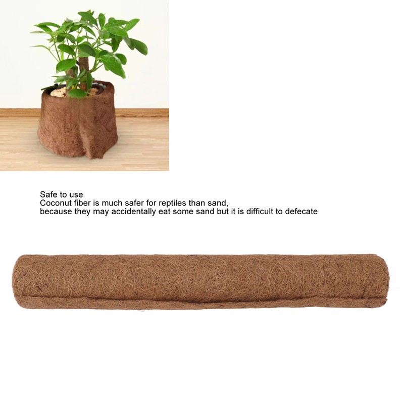 Reptile Coconut Fiber Carpet Prevent Slip Warm Reptile Coconut Fiber