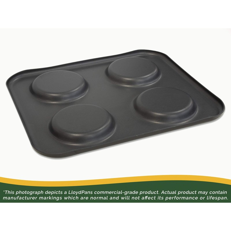 Lloyd Pans Kitchenware 4-Cavity Round Egg Pan 9.5 Inch by